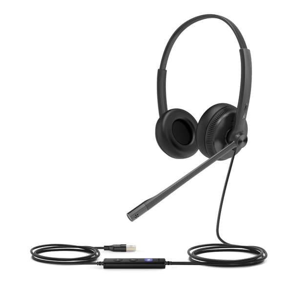 Yealink USB Headset UH34 Dual Teams, musta