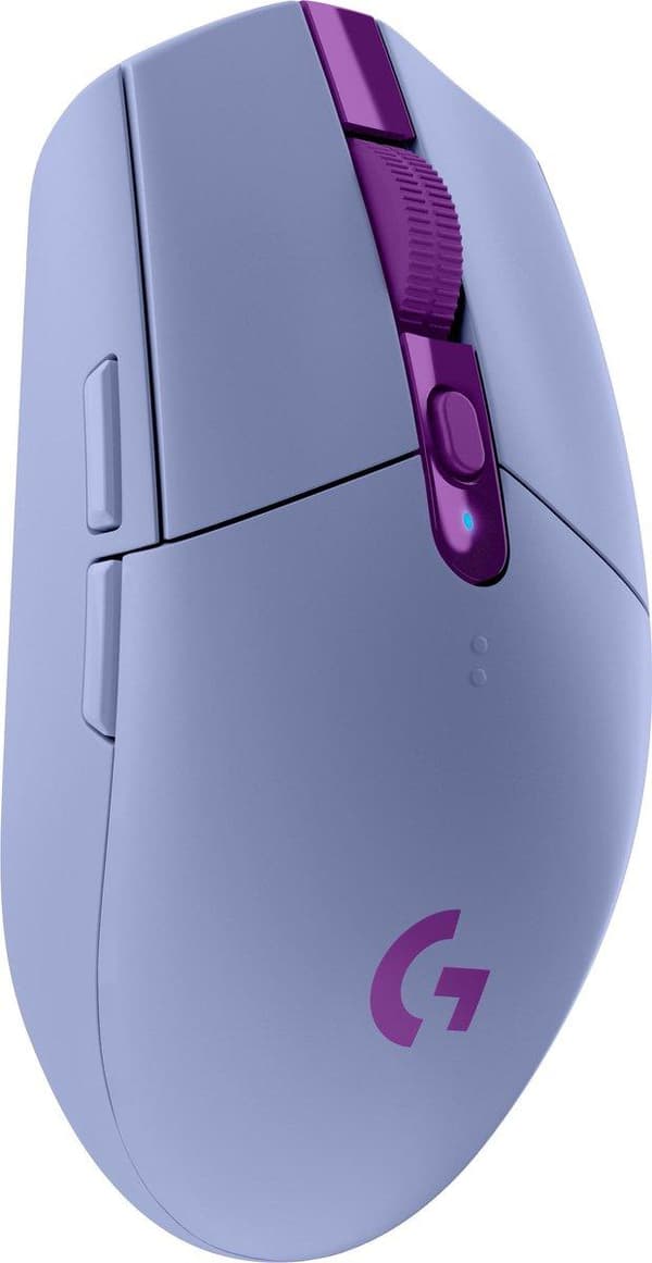 Logitech G305 HERO LIGHTSPEED - Trådlös spelmus - Lila
