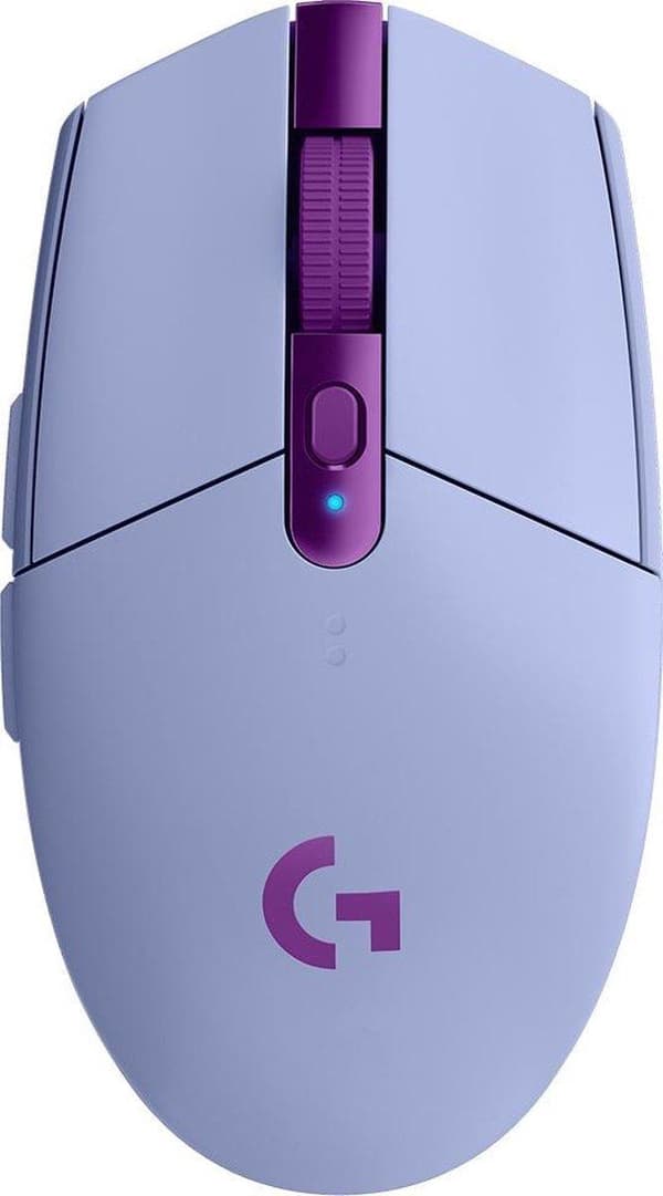 Logitech G305 HERO LIGHTSPEED - Trådlös spelmus - Lila
