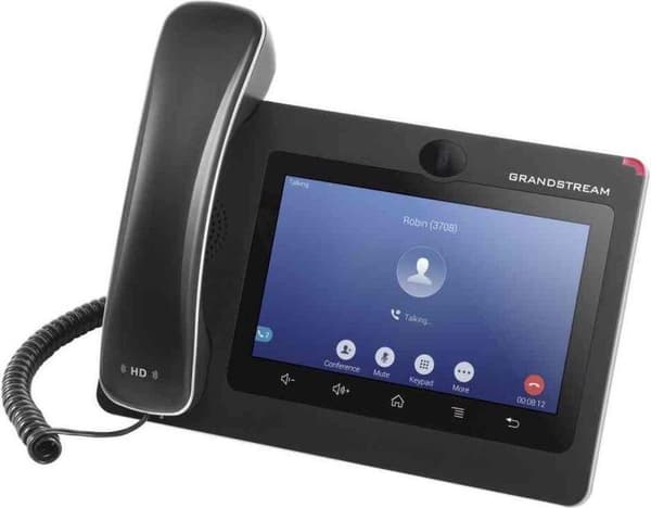 Grandstream Networks GXV3370 IP-puhelin musta johtoluuri LCD 16 linjaa Wi-Fi musta
