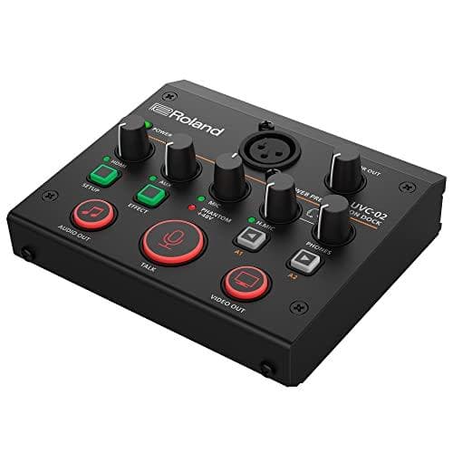 ROLAND UVC-02 - Webpræsentationsdockingstation til videomøder og præsentationer (424211) Sort