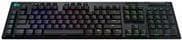 Logitech Gaming G915 - Näppäimistö - taustavalaistu - USB, Bluetooth, LIGHTSPEED - QWERTY - Espanjalainen - Avainkytkimet: GL Tactile - musta Hiili