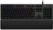 Logitech Gaming G513 - Tastatur - baggrundsbelyst - USB - QWERTY - Spansk - Nøglekontakter: GX Brown Tactile - Charcoal Kulfiber