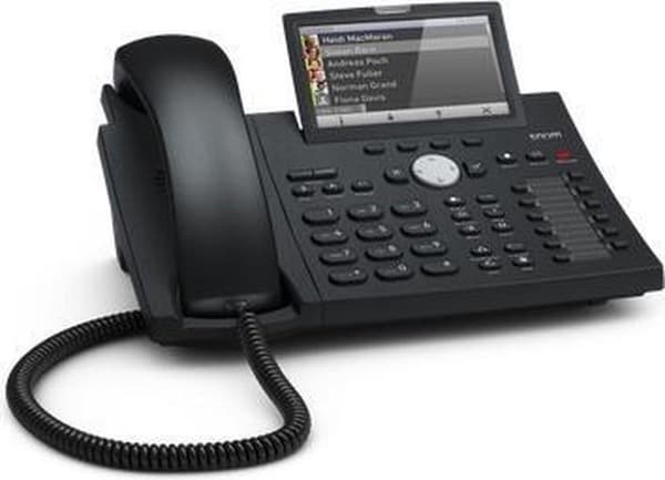 Snom D375 - VoIP telefon - Telefonsvarer - Sort