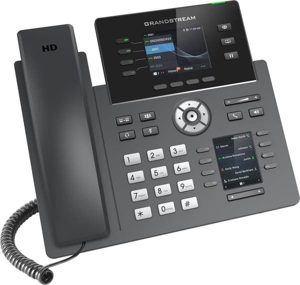 Grandstream Networks GRP2614 IP telefon Sort 4 linjer TFT Wifi
