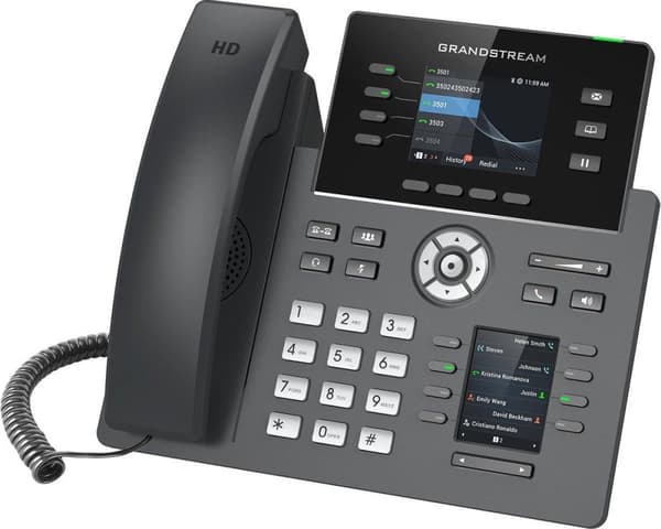 Grandstream Networks GRP2614 IP telefon Sort 4 linjer TFT Wifi