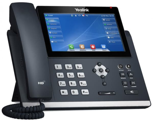 Yealink SIP-T48U - VoIP-telefon - tre-vejs opkaldsfunktion - SIP, SIP v2, SRTP - 16 linjer - Klassisk grå (SIP-T48U)