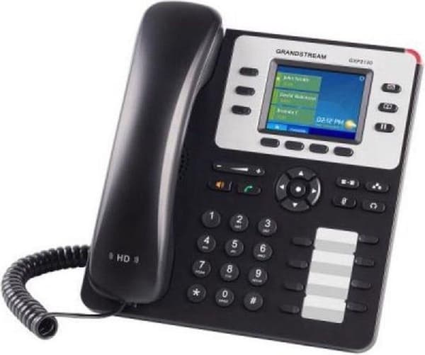 Grandstream Networks GXP-2130 - VoIP-telefon - Sort