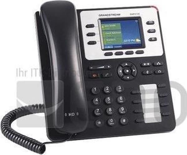 Grandstream Networks GXP-2130 - VoIP-telefon - Sort