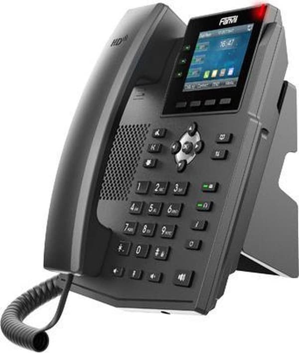 Fanvil X3U IP Phone Sort 6 linjers LCD Wi-Fi