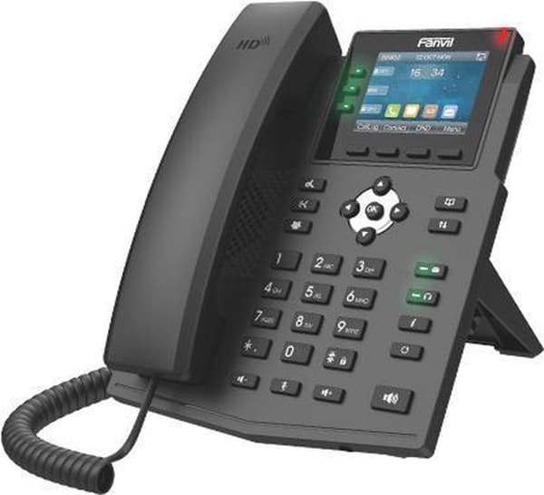 Fanvil X3U IP-puhelin musta 6-linjainen LCD Wi-Fi musta