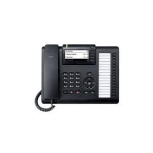 Unify OpenScape Desk Phone CP400 - VoIP-puhelin - SIP - Musta musta