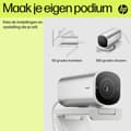 Miniatyrbillede 4 af 8: HP 960 4K Streaming Webcam - 100 % bølgepap ydre karton og polstring er bæredygtigt fremskaffet og... (695J6AA#ABB)