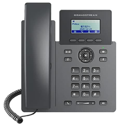 Grandstream Networks GRP2601P - IP phone - black - wired handset - in band - out-of band - SIP info - supervisor - user - 2 lines (GRP2601P) Svart