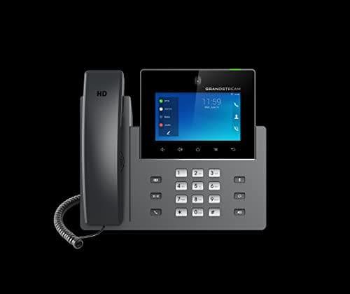 Grandstream Networks GXV3350 IP-telefon Black Wired Handset TFT 16 Lines WiFi (GXV3350) Sort