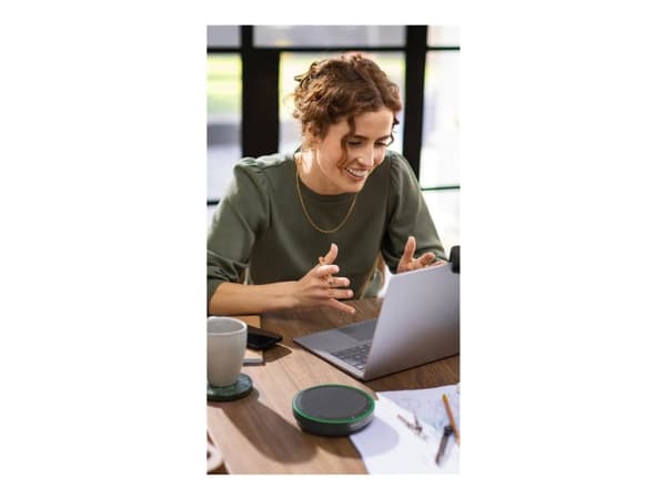 Jabra Speak2 75 MS - Høyttalende håndfri telefon - Bluetooth - trådløs - USB-A, USB-C - mørk grå - Certified for Microsoft Teams Rooms, Optimized for