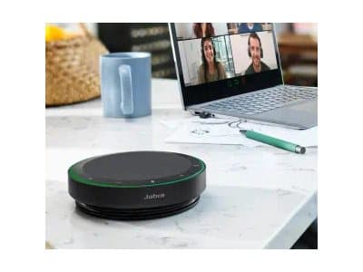 Jabra Speak2 75 MS - Høyttalende håndfri telefon - Bluetooth - trådløs - USB-A, USB-C - mørk grå - Certified for Microsoft Teams Rooms, Optimized for