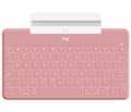Miniatyrbillede 5 af 5: Logitech Keys-To-Go - Tastatur - Bluetooth - QWERTY - Pan-Nordic - Blush Pink - til Apple iPad/iPhone/TV