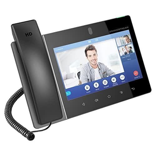 Grandstream GXV3380 - IP-videopuhelin - digitaalikameralla, Bluetooth-liitäntä - IEEE 802.11a/b/g/n/ac (Wi-Fi) - SIP, RTCP, RTP, SRTP - 16 linjaa (GXV