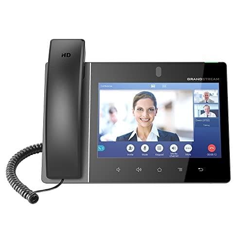 Grandstream GXV3380 - IP-videopuhelin - digitaalikameralla, Bluetooth-liitäntä - IEEE 802.11a/b/g/n/ac (Wi-Fi) - SIP, RTCP, RTP, SRTP - 16 linjaa (GXV