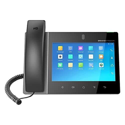 Grandstream GXV3380 - IP-videotelefon - med digitalkamera, Bluetooth-interface - IEEE 802.11a/b/g/n/ac (Wi-Fi) - SIP, RTCP, RTP, SRTP - 16 linjer (GXV Sort