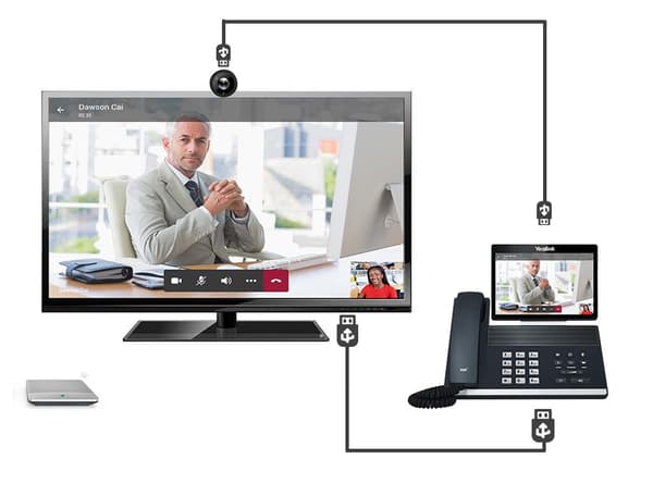 Yealink VP59 - IP-videotelefon - digitalkamera, Bluetooth-interface med nummervisning - IEEE 802.11a/b/g/n/ac (Wi-Fi) / Bluetooth 4.2 - SIP, SIP v2, S