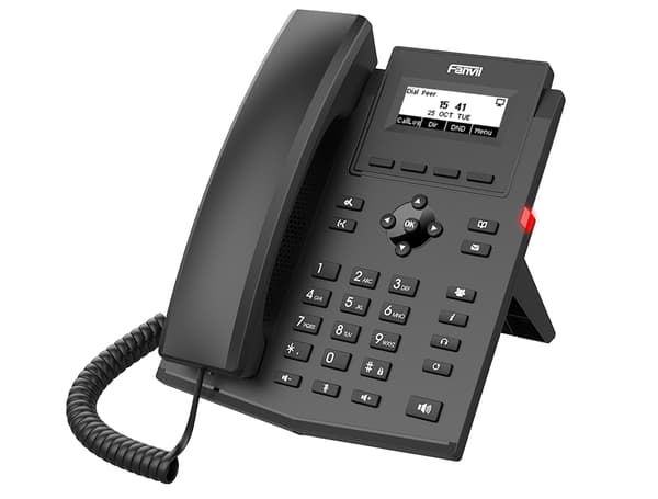 Fanvil X301P - IP-puhelin - Musta - Langallinen puhelin - Pöytä/seinä - Linux - 2 linjaa (X301P) musta