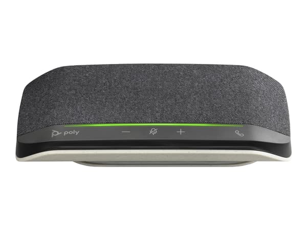 Poly Sync 10 - Høyttalende håndfri telefon - kablet - USB-A, USB-C - sølv