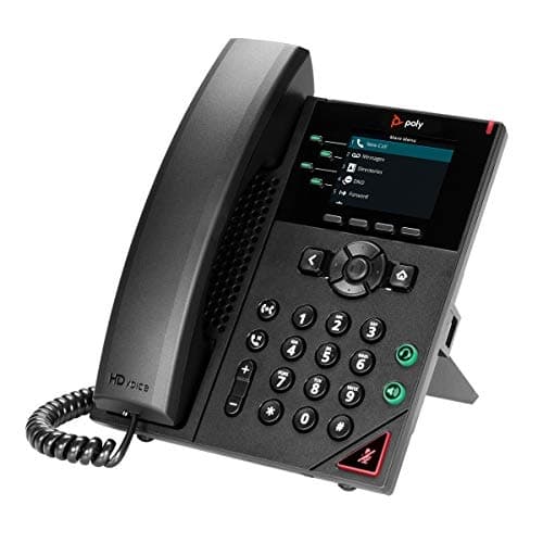 Polycom VVX 250 4-line desktop business IP-telefon med to 10/100/1000 Ethernet-porte