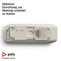 Miniatyrbillede 5 af 6: HP POLY VIDEO Poly Sync 40-M - Smart højttalertelefon - Bluetooth - trådløs, kablet - USB-C, USB-A - Sølv - Zoom-certificeret, certificeret til Micros