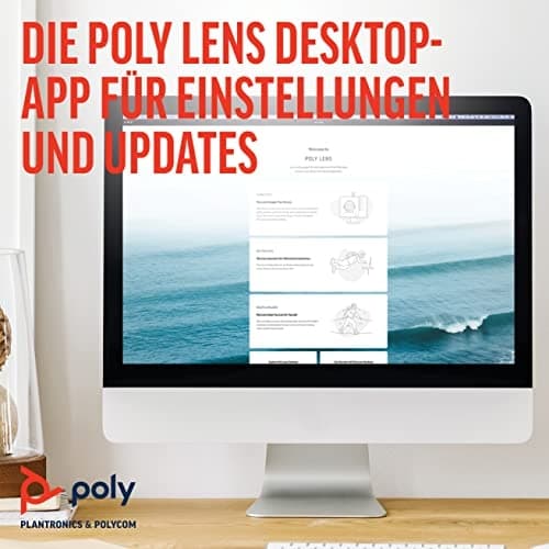 HP POLY VIDEO Poly Sync 40-M - Smart højttalertelefon - Bluetooth - trådløs, kablet - USB-C, USB-A - Sølv - Zoom-certificeret, certificeret til Micros