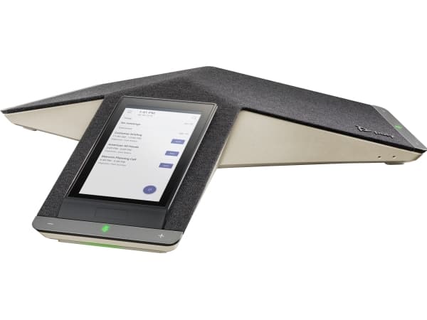 POLY Trio C60 IP-konferansetelefon for Microsoft Teams og PoE-aktivert Ingen radio, IP-konferansetelefon, Sort, LCD, 12,7 cm (5"), 720 x 1280 piksler