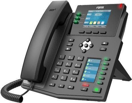 Fanvil X4U IP-telefon Black Wired Handset LCD 12 Lines WiFi (X4U)