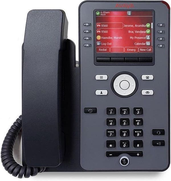 Avaya J179 IP-telefon - Sort - INGEN strømadapter Sort