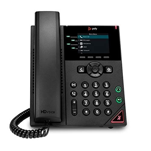 Polycom VVX 250 4-line desktop business IP-telefon med to 10/100/1000 Ethernet-porte