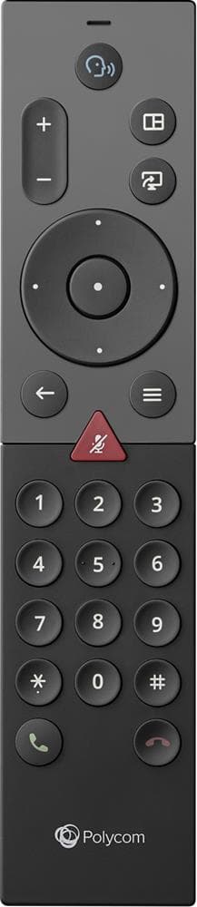 Poly Studio Remote Control - Fjärrkontroll för videokonferenssystem - 10 knappar - HF (2201-52889-001) Svart