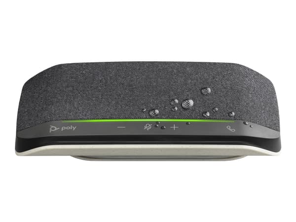 Poly Sync 10 - Högtalartelefon (handsfree) - kabelansluten - USB-C, USB-A - svart - Zoomcertifierad