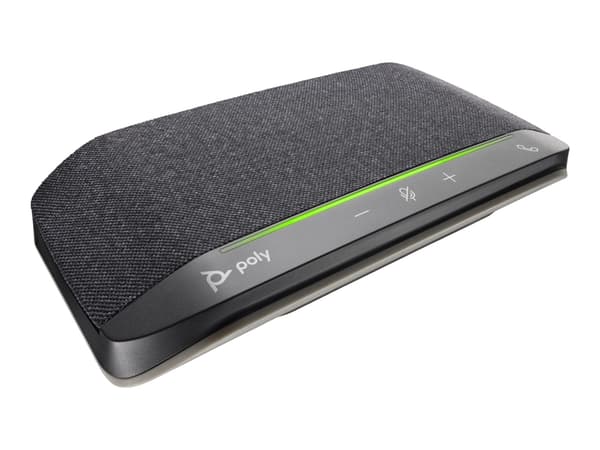 Poly Sync 10 - Högtalartelefon (handsfree) - kabelansluten - USB-C, USB-A - svart - Zoomcertifierad