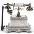 Miniatyrbild 2 av 4: Retro Snurrtelefon, Handsfree-funktion, Lättlästa tangenter, Elegant design