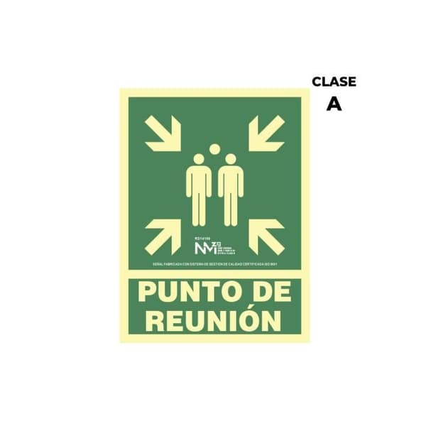 PUNTO evakueringspanel från Reunion - GENERIC - PVC 1mm - 22,4x30cm