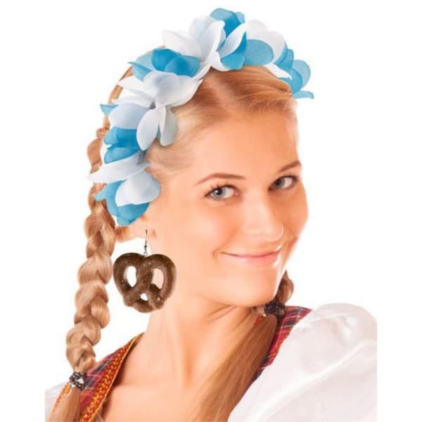 Oktoberfest Diadem with Flowers Baijerin - Tytöt Tiara, Pääpanta, Hiusasusteet