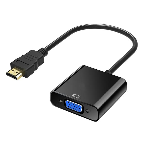 HDMI til VGA-adapter med 3,5 mm lydstik