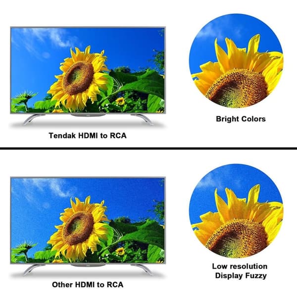 HDMI til AV-omformer - HDMI til RCA