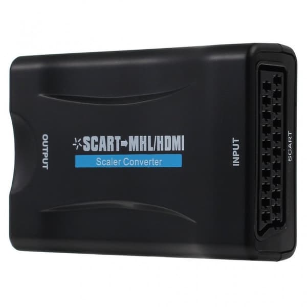 Converter Scart til HDMI Full HD (1080p).
