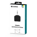 Miniatyrbild 4 av 4: Adapter 3,5mm hane - 2 x 3,5mm honor