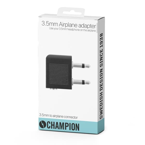 3,5 mm hovedtelefonadapter til flyvning
