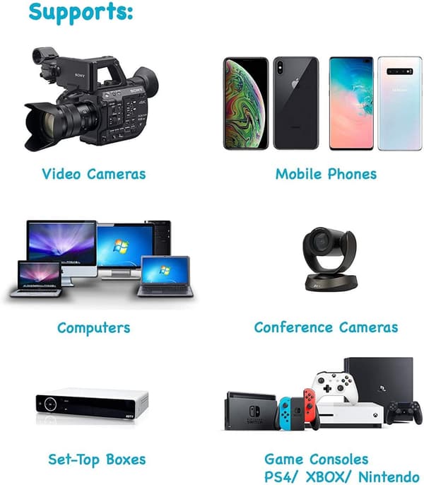 INF Videoopptaker 1080p HD USB2.0 HDMI