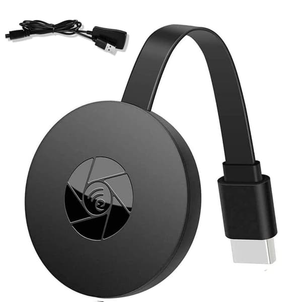 INF Media streamer trådlös HDMI dongel 1080p Svart