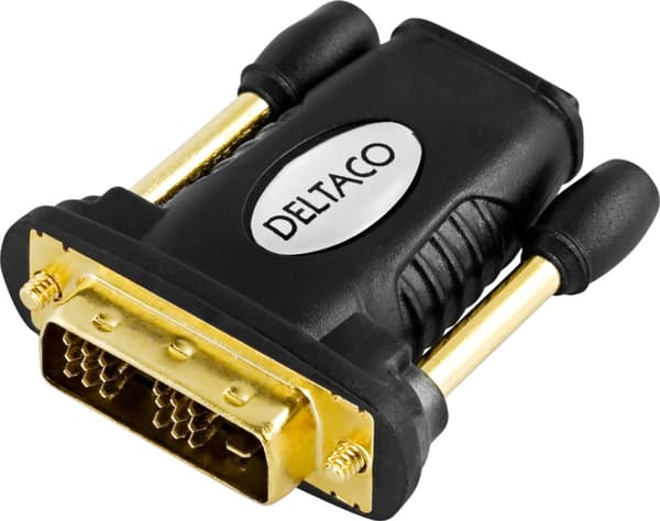 HDMI-adapter, Full HD @60Hz, HDMI 19-pin female to DVI-D mal