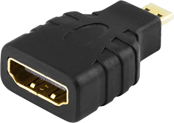 HDMI High Speed w/ Ethernet adapter, Micro HDMI ma - HDMI fe